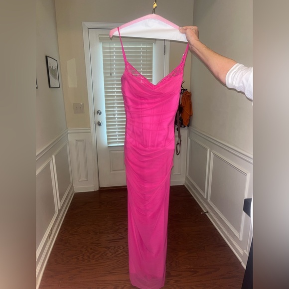 House of CB Nalini Fuchsia Maxi Dress - Picture 6 of 7